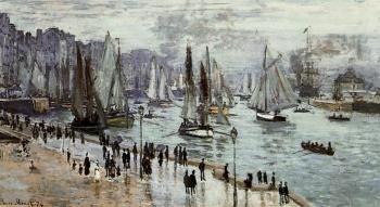 尅勞德 莫奈 Fishing Boats Leaving the Port of Le Havre